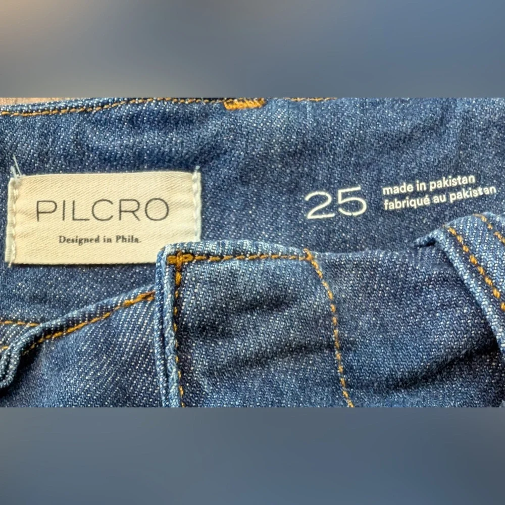 Pilcro Women’s Contemporary Trouser Jeans Blue Denim Size 25